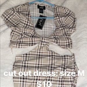 Selling this cut out dress. Cut outs on side of the dress. super flattering!